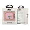 Apple AirPods Pro ausinių dėklas Karl Lagerfeld Glitter Karl`s Head (KLAPUKHGP) rožinės spalvos