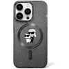 Apple iPhone 11 / XR Karl Lagerfeld dėklas Karl&amp;Choupette Glitter MagSafe (Klhmn61hgkcnok) juodos spalvos
