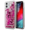 Karl Lagerfeld dėklas, skirtas iPhone 12 Mini 5,4" KLHCP12SROPI kietas dėklas, rožinis "Glitter Charms"