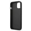 Dėklas Karl Lagerfeld KLHCP13SPKMK IPHONE 13 MINI 5.4 "Juodas/Juodas HARDCASE LEATHER IKONIK KARL`S HEAD METAL