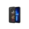 Apple iPhone 13 Mini Karl Lagerfeld dėklas Multirožinės spalvos Brand juodos spalvos