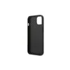 Apple iPhone 13 Mini Karl Lagerfeld dėklas Saffiano Plaque (KLHCP13SSFMP2DG) sidabrinės spalvos