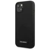Apple iPhone 13 Mini Karl Lagerfeld dėklas silikoninis Plaque (KLHCP13SSLMP1K) juodos spalvos