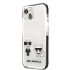 Apple iPhone 13 Mini Karl Lagerfeld dėklas Karl&amp;Choupette baltos spalvos