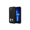 Apple iPhone 13 Pro Karl Lagerfeld dėklas Ikonik Patch juodos spalvos