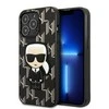 Karl Lagerfeld KLHCP13LPMNIKBK Apple iPhone 13 Pro / 13 6,1″ kietas dėklas juodos spalvos Monogram Ikonik Patch