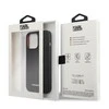 Apple iPhone 13 Pro Karl Lagerfeld dėklas Silicone Plaque (KLHCP13LSLMP1K) juodos spalvos
