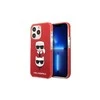 Apple iPhone 13 Pro Karl Lagerfeld dėklas Karl&amp;Choupette Head (KLHCP13LTPE2TR) raudonos spalvos