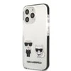 Apple iPhone 13 Pro Max Karl Lagerfeld dėklas Karl &amp; Choupette baltos spalvos