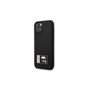 Apple iPhone 13 Pro Max Karl Lagerfeld dėklas Ikonik Patch juodos spalvos