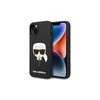 Dėklas Karl Lagerfeld Silicone Karl`s Head Case for iPhone 13 / 14 / 15 - Juodas