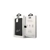 Dėklas Apple iPhone 14 Plus Karl Lagerfeld Signature Logo Cardslot (KLHCP14MCSSK) juodos spalvos