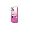 Karl Lagerfeld KLHCP14MTGKCP iPhone 14 Plus 6,7 colio kietas dėklas, eilinis/rožinis gradientas Karl &amp; Choupette