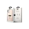 Dėklas Karl Lagerfeld KLHMP14MSLKHLP IPHONE 14 PLUS / 15 PLUS 6.7 "HARDCASE LIGHT Rožinis / LIGHT Rožinis SILICONE KARL`S HEAD MAGSAFE