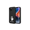 Karl Lagerfeld dėklas, skirtas iPhone 14 Plus 6,7 KLHMP14MSNCHBCK juodas kietas dėklas, skirtas Magsafe Silicone NFT Choupette