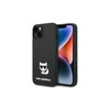Dėklas Karl Lagerfeld KLHCP14MSLCTBK IPHONE 14 PLUS / 15 PLUS 6.7 "HARDCASE JUODA / Juodas SILICONE CHOUPETTE BODY