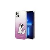 Apple iPhone 14 Plus Karl Lagerfeld dėklas Choupette Fun rožinės spalvos
