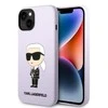 Dėklas Karl Lagerfeld KLHCP14MSNCHBCP IPHONE 14 PLUS / 15 PLUS 6.7 "HARDCASE Rožinis / Rožinis SILICONE CHOUPETTE
