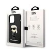 Dėklas Karl Lagerfeld KLHCP14MSNIKBCK IPHONE 14 PLUS / 15 PLUS 6.7 "HARDCASE Juodas / Juodas SILICONE IKONIK