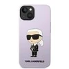 Dėklas Karl Lagerfeld KLHCP14MSNCHBCP IPHONE 14 PLUS / 15 PLUS 6.7 "HARDCASE Rožinis / Rožinis SILICONE CHOUPETTE