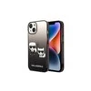 Dėklas Karl Lagerfeld KLHCP14MTGKCK IPHONE 14 PLUS / 15 PLUS 6.7 "HARDCASE JUODA / Juodas GRADIENT IKONIK KARL &amp; CHOUPETTE