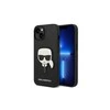 Dėklas Karl Lagerfeld KLHCP14MSAPKHK IPHONE 14 PLUS / 15 PLUS 6.7 "Juodas / Juodas HARDCASE SAFFIANO KARL`S HEAD PATCH