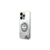Apple iPhone 14 Pro Karl Lagerfeld dėklas Liquid Glitter RSG sidabrinės spalvos