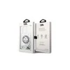 Apple iPhone 14 Pro Karl Lagerfeld dėklas Liquid Glitter RSG sidabrinės spalvos
