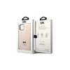 Apple iPhone 14 Pro Karl Lagerfeld dėklas Silicone Choupette Body light rožinės spalvos