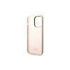 Karl Lagerfeld Liquid Silikoninis dėklas skirtas iPhone 14 Pro, rožinis