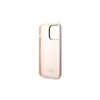 Apple iPhone 14 Pro Karl Lagerfeld dėklas Silicone Ikonik (KLHCP14LSNIKBCP) rožinės spalvos