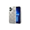 Apple iPhone 14 Pro Max Karl Lagerfeld dėklas Liquid Glitter Monogram (KLHCP14XLMNMS) sidabrinės spalvos