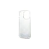 Apple iPhone 14 Pro Max Karl Lagerfeld dėklas Liquid Glitter Monogram (KLHCP14XLMNMS) sidabrinės spalvos
