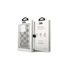 Apple iPhone 14 Pro Max Karl Lagerfeld dėklas Liquid Glitter Monogram (KLHCP14XLMNMS) sidabrinės spalvos