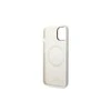 Karl Lagerfeld KLHMP14XSNCHBCH iPhone 14 Pro Max 6,7" kietas dėklas baltas Silicone Choupette MagSafe