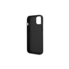 Apple iPhone 14 Pro Max Karl Lagerfeld dėklas Saffiano Karl`s Head Patch sidabrinės spalvos