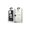 Apple iPhone 14 Pro Max Karl Lagerfeld dėklas Silicone Karl`s Head (KLHCP14XSLKHBK) juodos spalvos