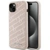 Dėklas Karl Lagerfeld Quilted K Pattern - Apple iPhone 15 Case Rožinė