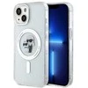 Apple iPhone 15 Karl Lagerfeld dėklas Karl&Choupette Glitter MagSafe (KLHMP15SHGKCNOT) skaidrus