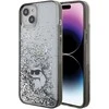 Apple iPhone 15 Plus Karl Lagerfeld dėklas Liquid Glitter Choupette (KLHCP15MLKCNSK) skaidrus