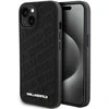 Apple iPhone 15 plus Karl Lagerfeld dėklas Quilted K Pattern (KLHCP15MPQKPMK) juodos spalvos