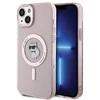 Apple iPhone 15 Plus Karl Lagerfeld dėklas IML Choupette MagSafe (KLHMP15MHFCCNOP) rožinės spalvos