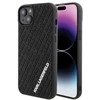 Apple iPhone 15 Plus Karl Lagerfeld dėklas 3D Rubber Multi Logo (KLHCP15M3DMKRLK) juodos spalvos