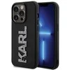 Karl Lagerfeld KLHCP15L3DMBKCK Apple iPhone 15Pro 6.1" juodos spalvos dėklas 3D Rubber Glitter Logo