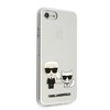 Karl Lagerfeld KLHCPXCKTR Apple iPhone X/Xs hardcase dėklas telefonui skaidrus Karl & Choupette