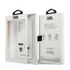 Karl Lagerfeld KLHCS21MCKTR S21+ G996kietas dėklas skaidrus Karl & Choupette
