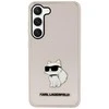 Samsung Galaxy S23 Karl Lagerfeld dėklas Ikonik Choupette (KLHCS23SHNCHTCP) rožinės spalvos