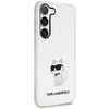 Samsung Galaxy S23 Plus Karl Lagerfeld dėklas Ikonik Choupette (KLHCS23MHNCHTCT) skaidrus