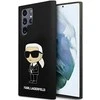 Karl Lagerfeld silikoninis Ikonik Samsung Galaxy S24 Ultra - dėklas telefonui juodos spalvos