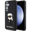 Samsung Galaxy S24 Karl Lagerfeld dėklas 3D Rubber Ikonik (KLHCS24S3DRKINK) juodos spalvos
